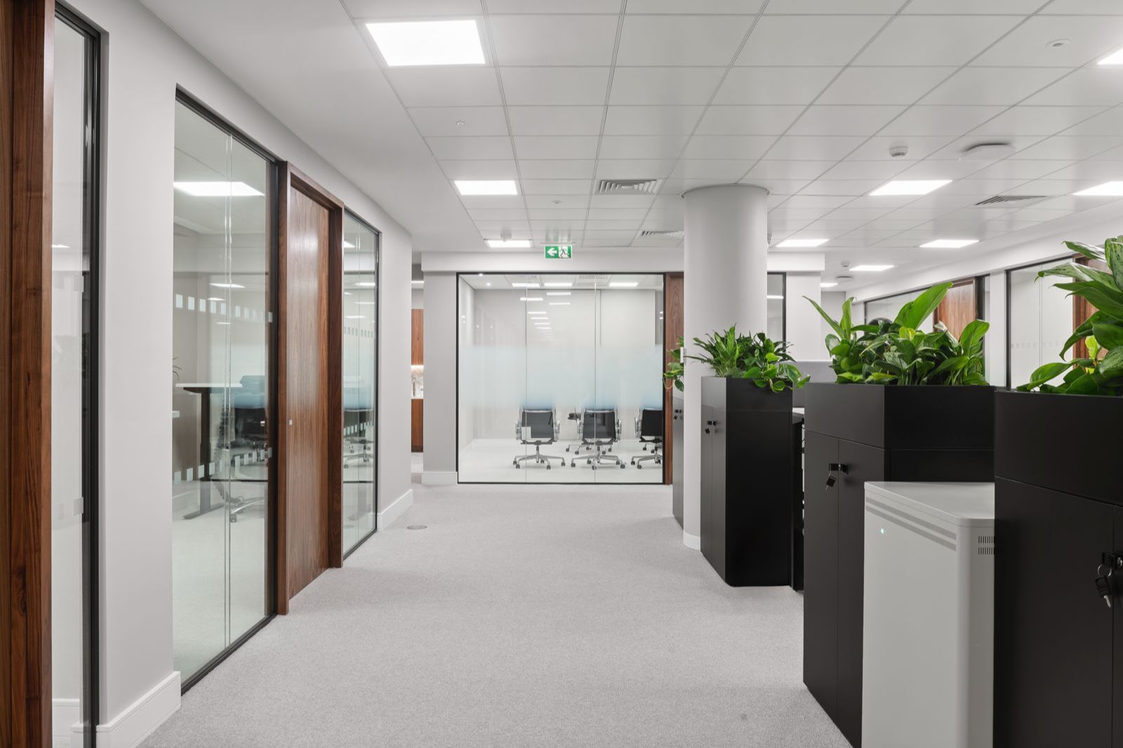 Concept54 Double glazed workplace partitioning.